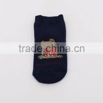 Children Boy Custom Non Slip Dots Terry School Socks photo-2