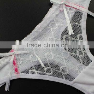 Stock Newest Lace Women's Sey Panties Briefs Bikini Knickers Lingerie Underwear Thongs G-string See Through Briefs Women c Strin photo-4