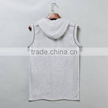 Tank Top Hoodie Hip Hop Street Sublimation Blank no Minimum. Cheap Price. 3 Colors photo-2