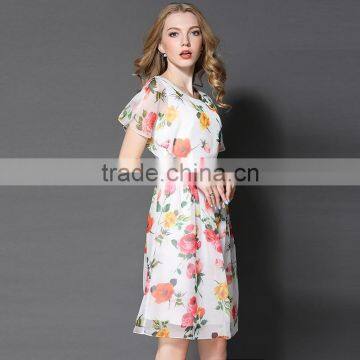 Maxnegio Flower Girl Dress Patterns With Batwing Sleeve Casual Summer Dresses photo-3
