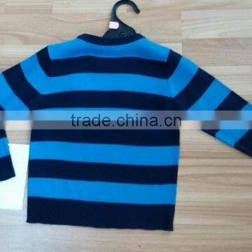 (KD0442) Boys Knitting Stripe Sweaters photo-2