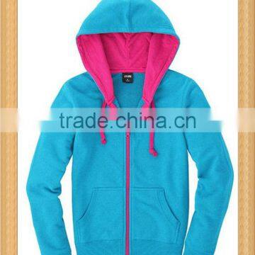 100 cotton fleece full zip hoodie jacket bulk whoelsale