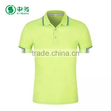 2017 New Fashion Customized Logo Dry Fit Breathable Blank Golf Polo Shirts for Men photo-2