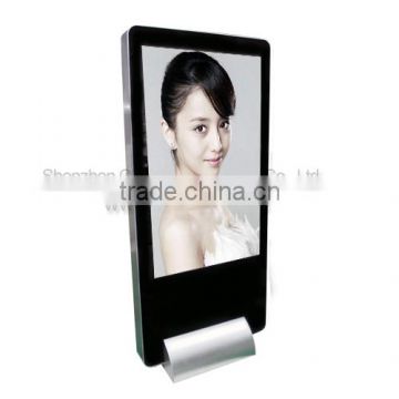 65inch floor standing full hd lcd digital ad player (Built-in CF and SD card reader)