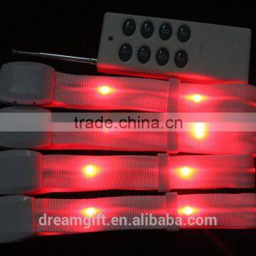2016 New Party Goods Far Distance Remote Control LED Fabric Wristband Changed 15 Colors Sepcial for Big Party or Vocal Concert photo-2