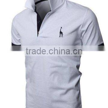 Promotional custom embroidered logo and printing polo shirt 100% cotton