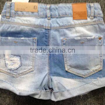 Girls Denim Shorts,baby Girls Shorts photo-2