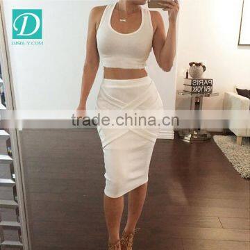 High Quality European Style Sexy Hip Up Skirt And Top photo-2