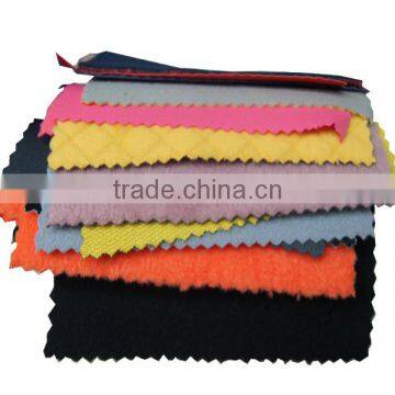 Waterproof 100% Polyester Knitted Bonded With Polar Fleece Fabric photo-4