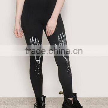 EY0608P New Style 2017 Ladies Printed Slim Leggings photo-3