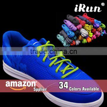 3M Grey Reflective Rope Shoe Laces in 34 Colors - Good Replacement Shoelaces for Sneaker Boots Basketball Soccer Shoes and More photo-3