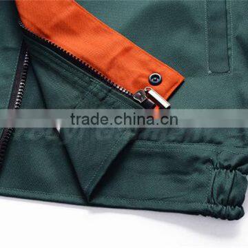 High Quality Green Long Sleeve Durable Working Uniforms photo-5