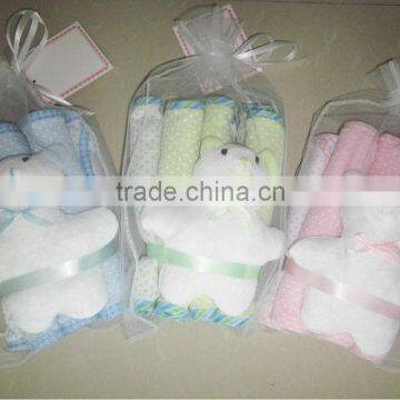 Baby Washcloth 8pcs Meshbag Set