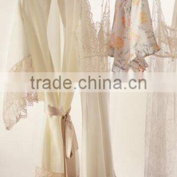 2017 Custom Robe Hot Sale Sexy Stain Lace Design Pajamas Women Sexy Girls Fancy Dresses Sleepwear photo-3