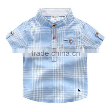 2017 Summer Children's Clothes Boys Shirts Short Sleeve Causal Tops photo-2