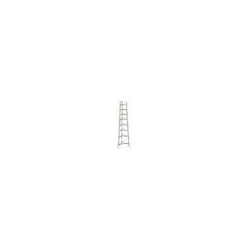 8 Tier Wall Mounted Pot Rack , Silver Kitchen Storage Fixture