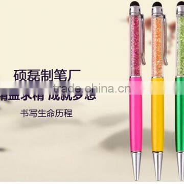 Crystal Metal Ball Point Pen Touch Screen Pen for Promotional Gift photo-3