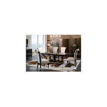 Wood furniture dining table and chairs dining room furniture Italy Style table TN005M  Product Description    Wood furniture dining table and chairs dining room furniture Italy Style table TN005M