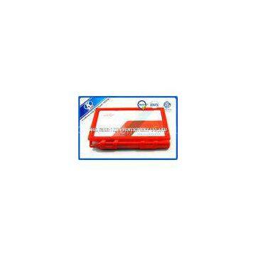 Red Hard Cover Memo Sticky Notes With Ball Pen , Sticky Block Pad