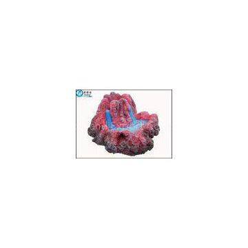 Volcanic Eruption Cool Fish Tank Decorations Polyresin Artificial Fish Aquarium Ornaments