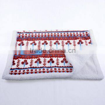 Cheap Knit Faux Fur Plush Fleece Throw Blanket Wholesale photo-4