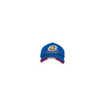 LED cap with different embroidered