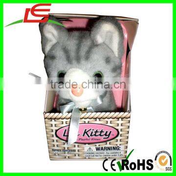 WHOLESALE WALKING LIL KITTY ELECTRICAL THE PLAYFUL KITTEN GREY