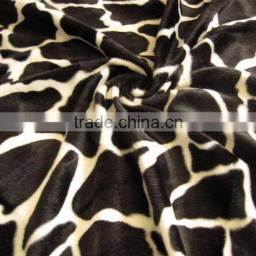 100% Polyester Printed Velboa Fabric---For Furnishing,Upholstery