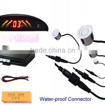 CAR Assistant Parking Sensor With Original Flat 4 Sensors and LED Monitor Parking System photo-4