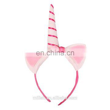 New Products Halloween Headdress Cute Holographic Unicorn Headband Pony Cosplay Antenna Headband for Kids MFJ-0068 photo-5