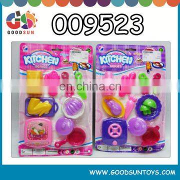 Promotional toy kitchen series for children to play family role game