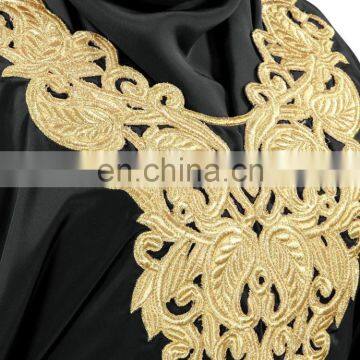 Beautiful Gown Long Muslin Dress Dubai Black Kaftan photo-3