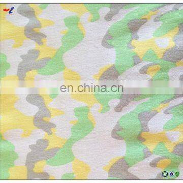 Fashion printed elastic bengaline fabric