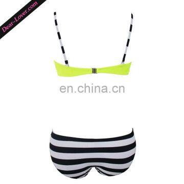 Sexy Cross Back Two Piece Push Up Brazilian Bikini photo-5