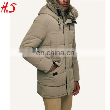 2017 Hot Sale Coat Fashion Long Winter Parka With Hooded