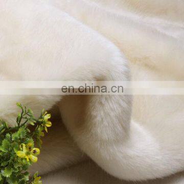 Wholesale 100% polyester made faux rabbit fur fabric