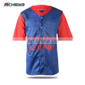 hot sale professional custom baseball wear/jersey dri fit softball shirts