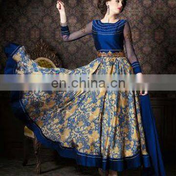 Gorgeous Party wear blue suit anarkali suit for women