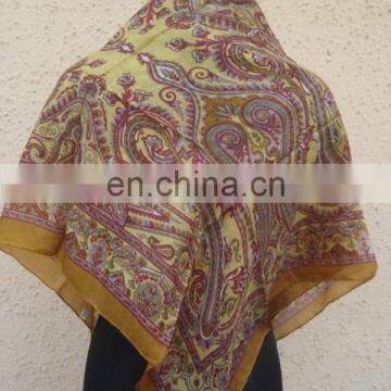 100% Silk Printed shawls