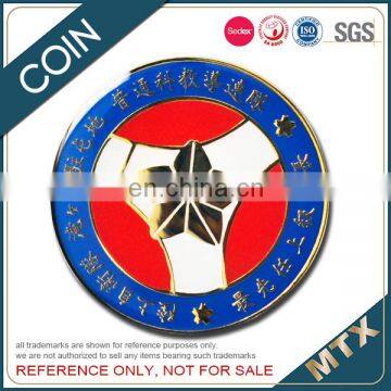 Zinc alloy imitation hard enamel souvenir coin factory