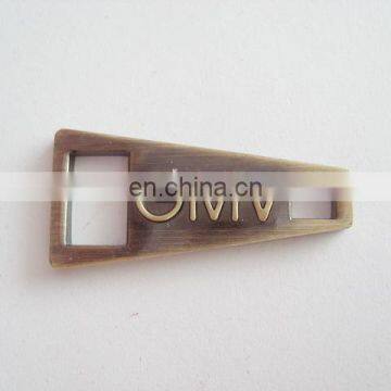 Low MOQ customized zipper puller with custom logo