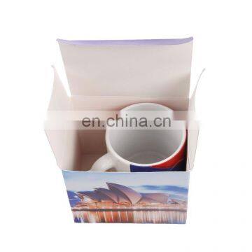 Cheap Price Sublimation Coated Custom White Box for 11oz Coffee Mug with Window