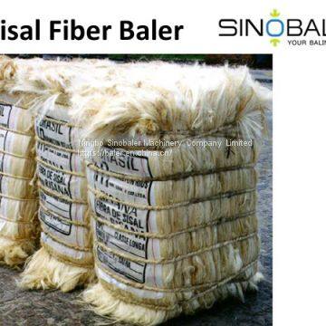 Sisal fiber baler