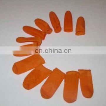 Rubber Finger protectors for hair extensions