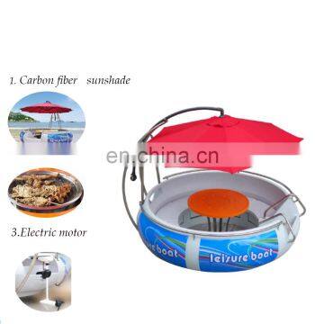 Water BBQ Donut Boat for sale/park boat price