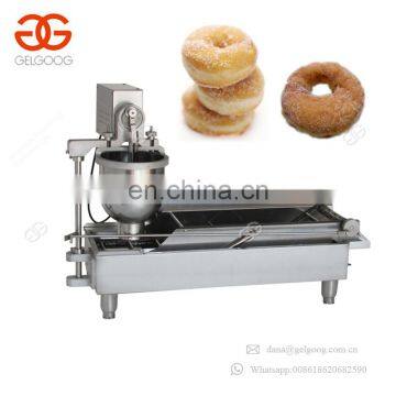 Automatic Jam Cake Cutter Sweet Buns Frying Equipment Doughnut Making Machinery Yeast Donut Machine