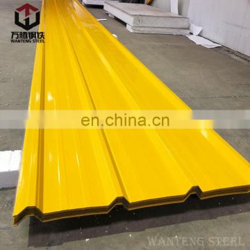 Color coated zinc corrugated steel roofing sheet