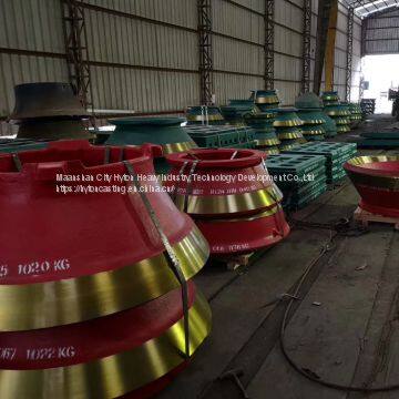 High Manganese Wear Parts Liner Plate Apply for Metso Nordberg Cone Crusher Hp400