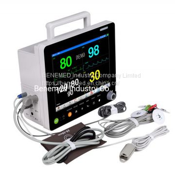 12.1 Inch Multi Parameter Patient Monitor with 6 Basic Parameters