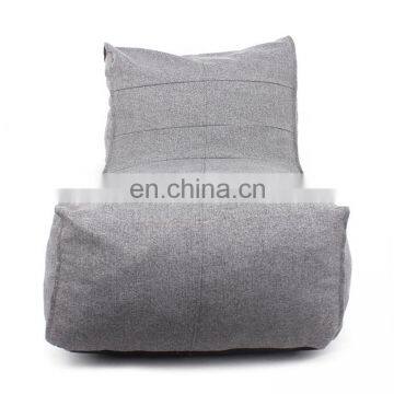 Customized Comfortable Faux Linen Cover Bean Bag Lazy Sofa for Living Room or Bedroom photo-4